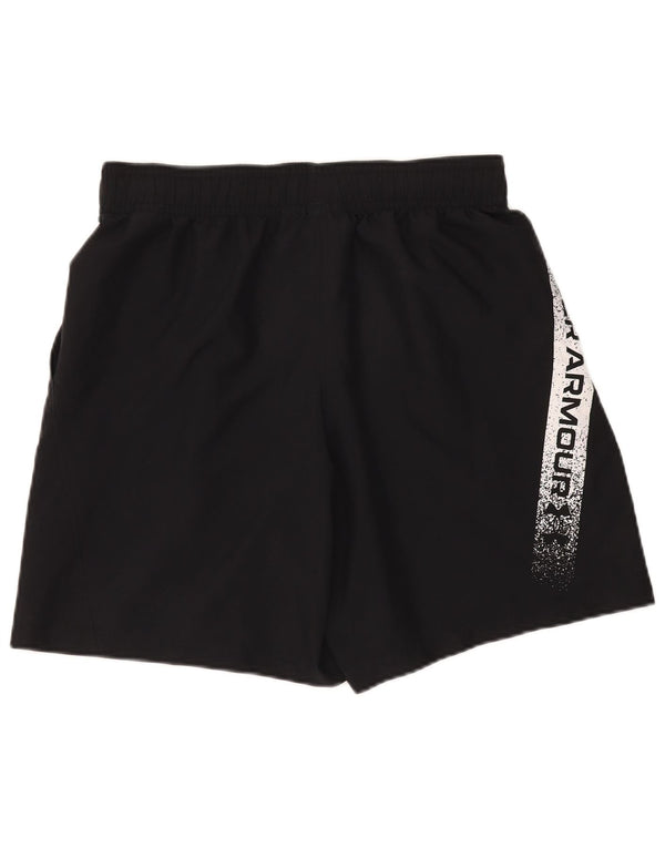 Under Armour Herre Grafisk Loose Fit Sportshorts Large Sort Polyester