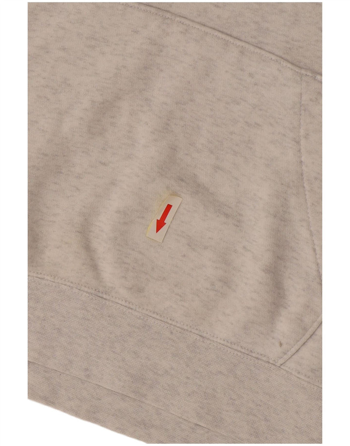 Nike Dame Hættetrøje UK 14 Medium Grey Bomuld