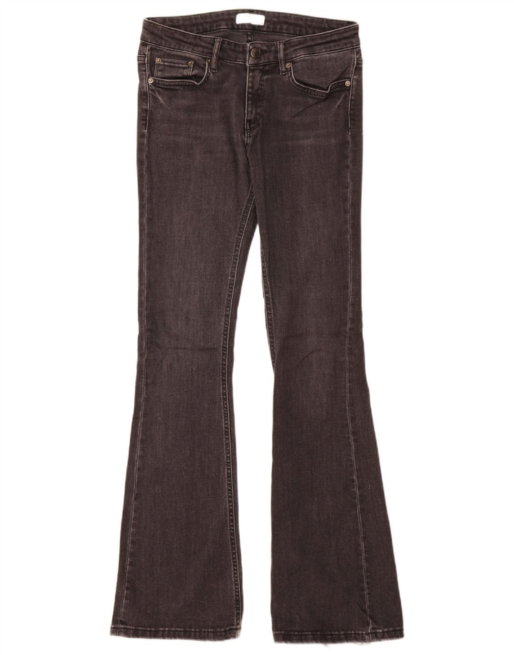 Zara Dame Flared Jeans EU 38 Small W28 L32 Grå