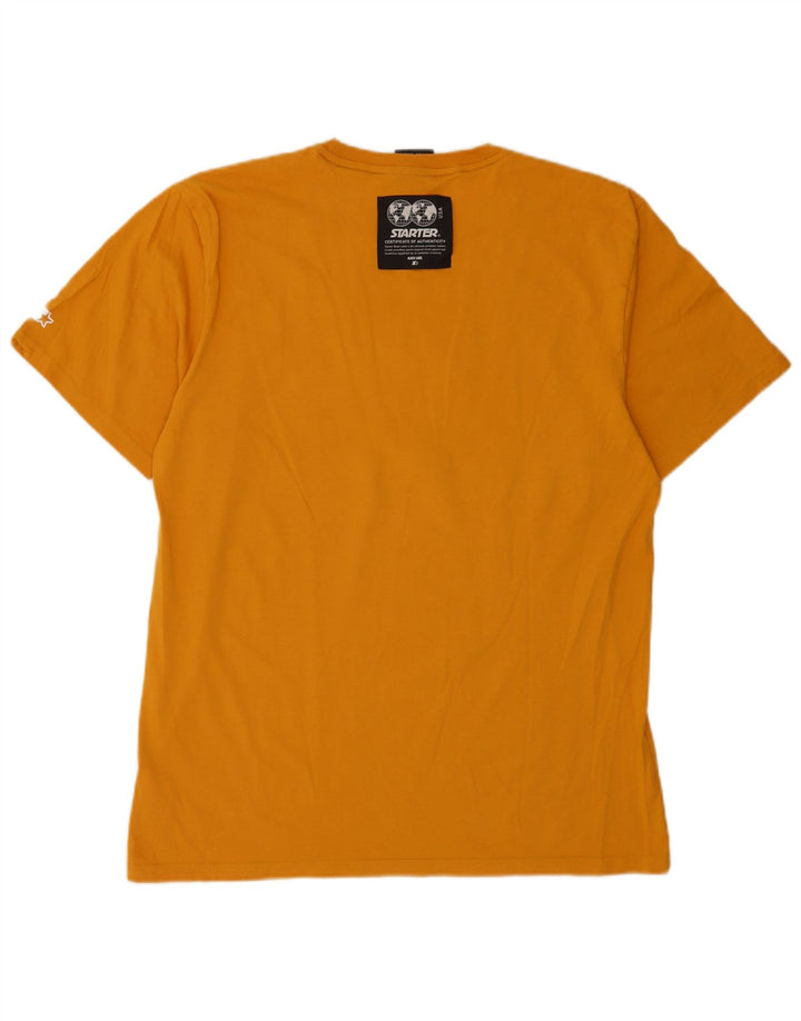 Starter Herre Grafisk T-Shirt Top 2XL Gul Bomuld