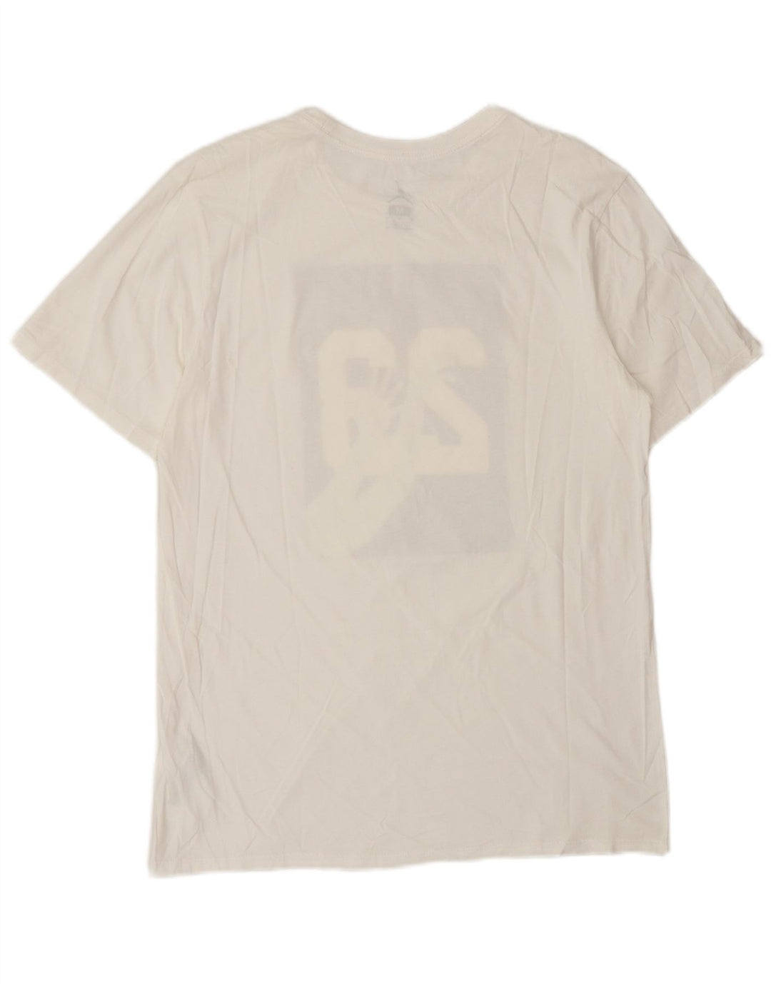 Jordan Herre grafisk T-shirt Top Medium hvid bomuld