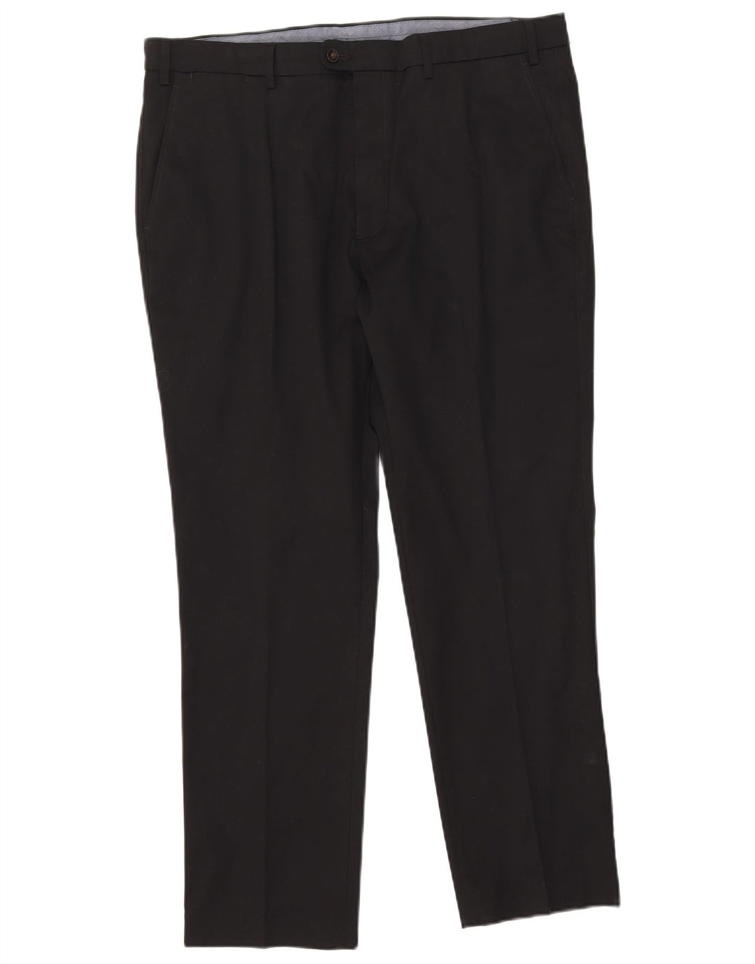 Marks & Spencer Herre Slim Fit Suit Bukser W38 L29 Sort Bomuld