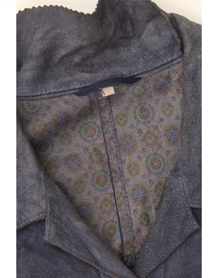 Vintage herre ruskindsjakke IT 46 Large Navy Blue