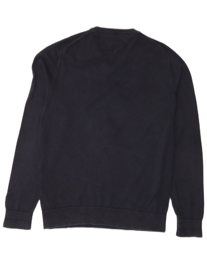 Tommy Hilfiger Herre Regular Fit V-hals sweater Large Navy Blue