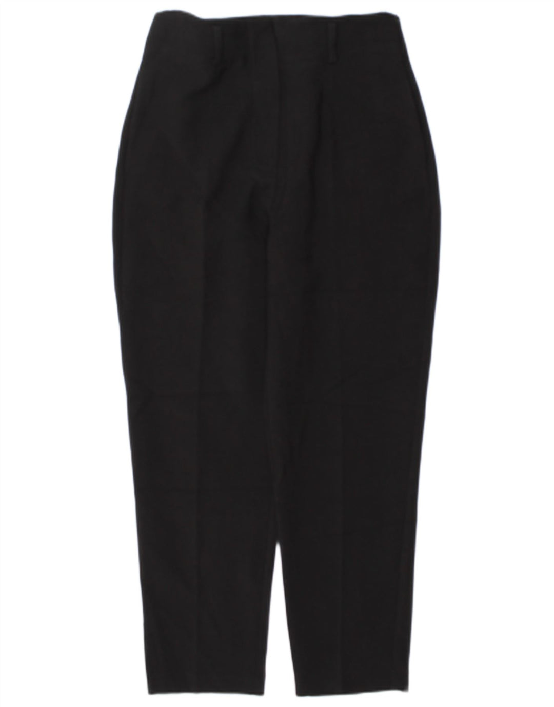 Zara Dame tilspidsede Casual Bukser Medium W28 L27 Sort Polyester