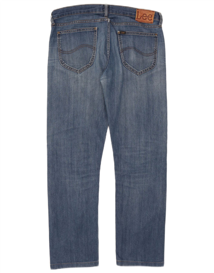 Lee Dame Daren Straight Jeans W34 L29 Blå Bomuld
