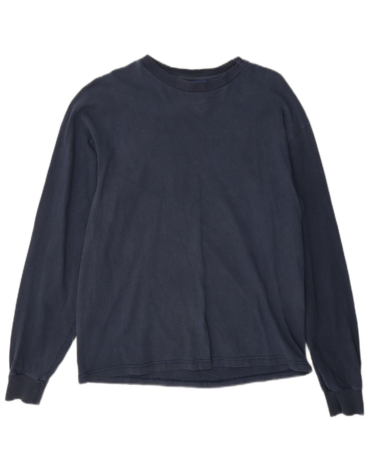 Champion Dame Top Langærmet UK 14 Medium Navy Blue Bomuld