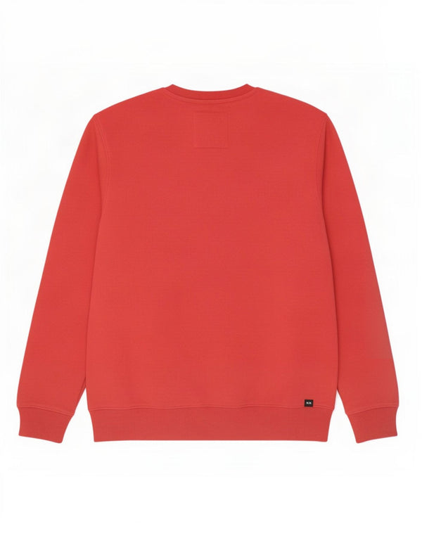 Crew Beklædning Herre grafisk sweatshirt Jumper Large Pink Bomuld