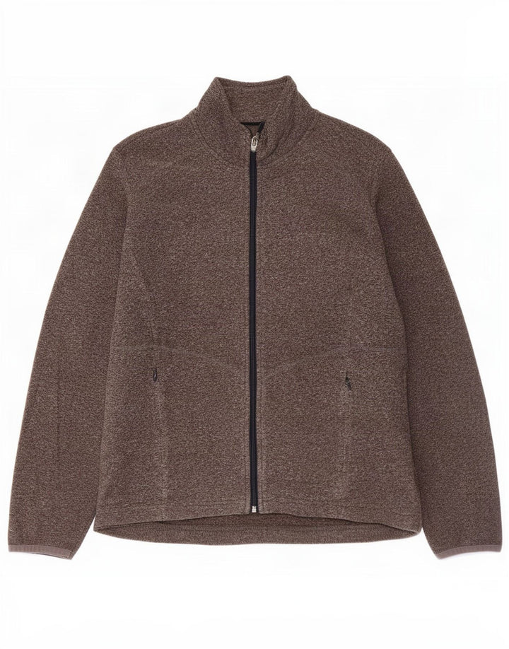Marks & Spencer Fleecejakke til kvinder UK 14 Stor grå polyester
