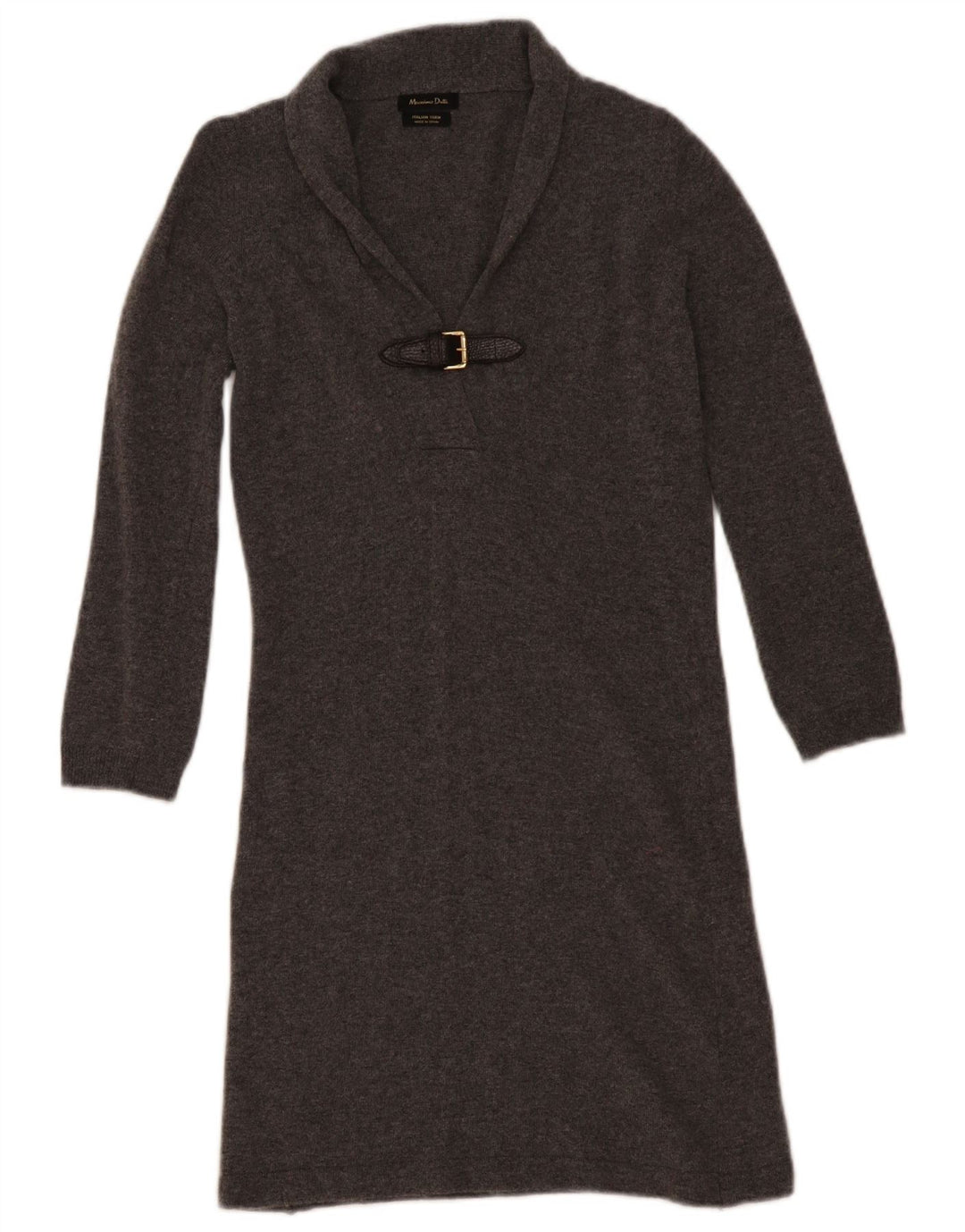 Massimo Dutti Dame Jumper Kjole UK 6 XS Grå