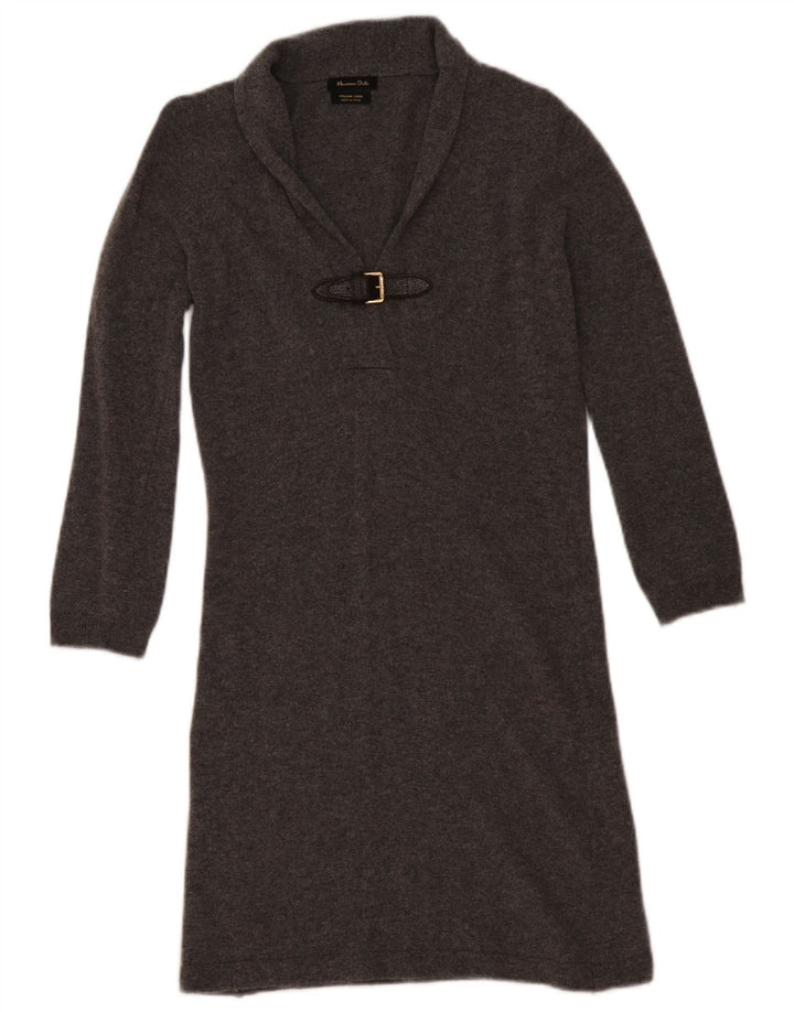 Massimo Dutti Dame Jumper Kjole UK 6 XS Grå