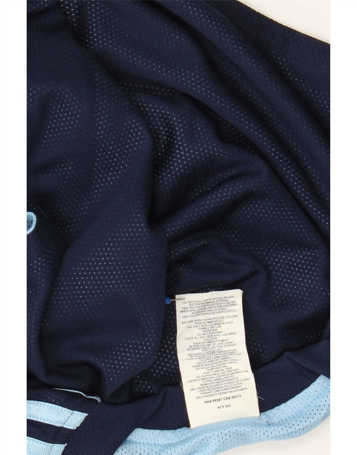Adidas Herre Grafisk Vest Top Small Navy Blue Polyester