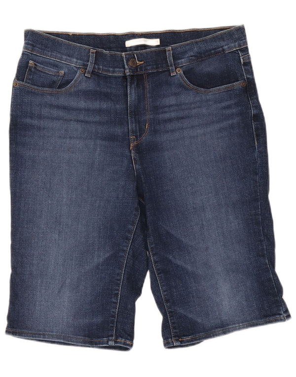 Levi's Bermuda-denimshorts til kvinder W29 mellemblå bomuld