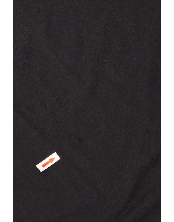 Kappa Herre Grafisk T-Shirt Top Medium Sort