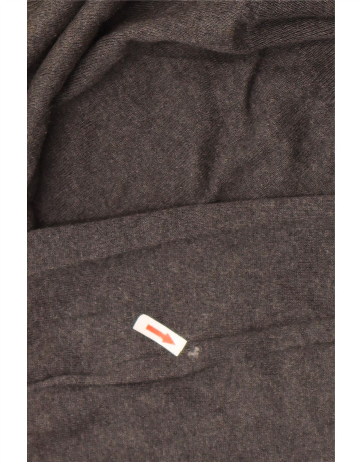Marks & Spencer Herre Cardigan Sweater Stor Grå Bomuld