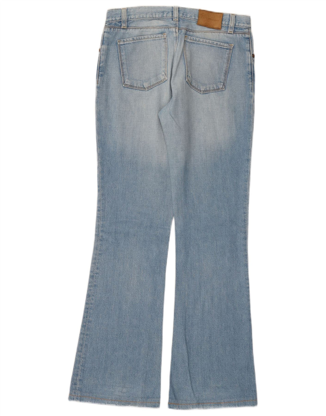 CALVIN KLEIN Dame Bootcut Jeans W28 L30 Blå Bomuld