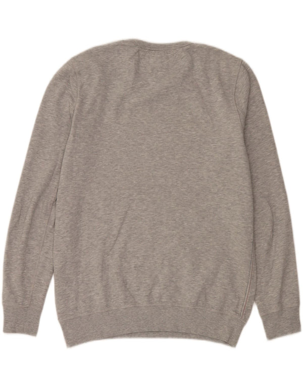 Tommy Hilfiger Herre Grafisk Sweatshirt Jumper Stor Grå Bomuld