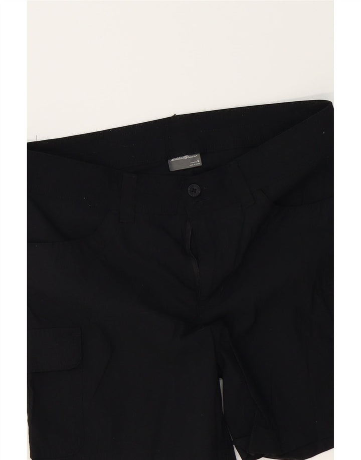 EDDIE BAUER Womens Cargo Shorts US 6 Medium W30  Black Nylon Vintage Eddie Bauer and Second-Hand Eddie Bauer from Messina Hembry 