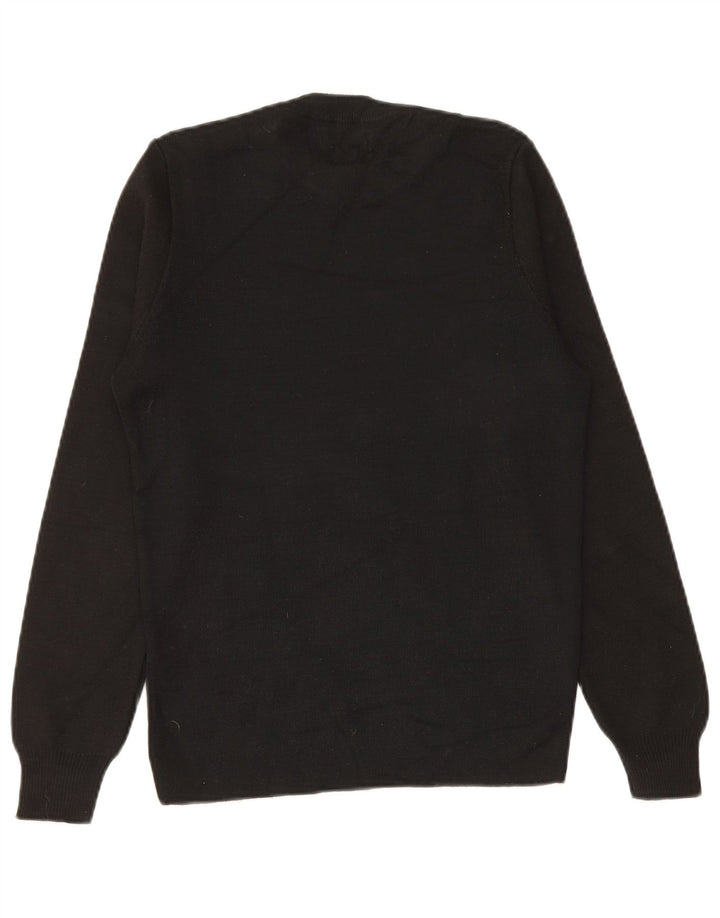 Zara Herre sweater med rund hals, medium sort