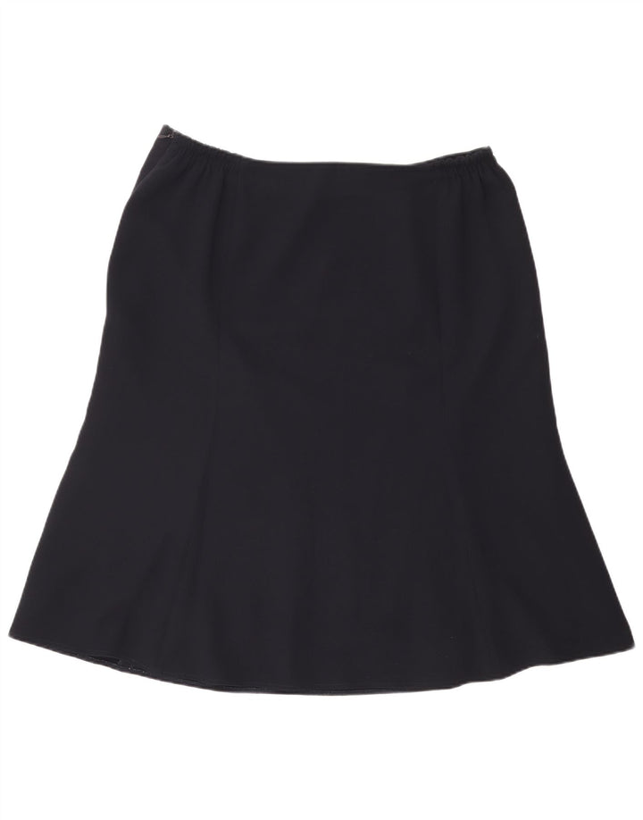 EASTEX trompetnederdel til kvinder UK 18 XL W36 marineblå polyester