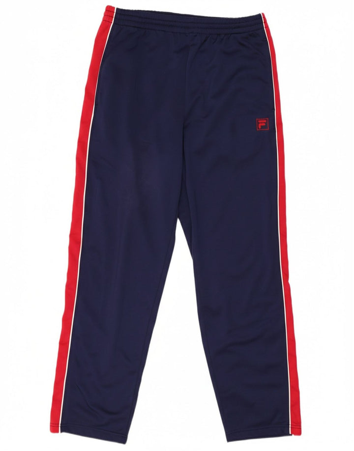 Fila Træningsdragt bukser til mænd IT 48 Medium Marineblå Colourblock Polyester