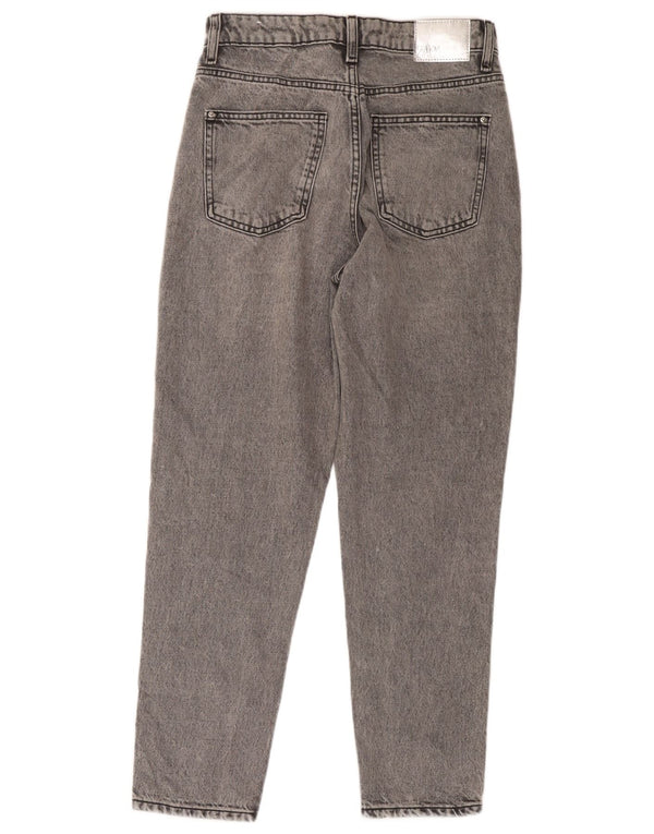 Zara Womens Tapered Jeans EU 36 XS W26 L27 Grå Bomuld