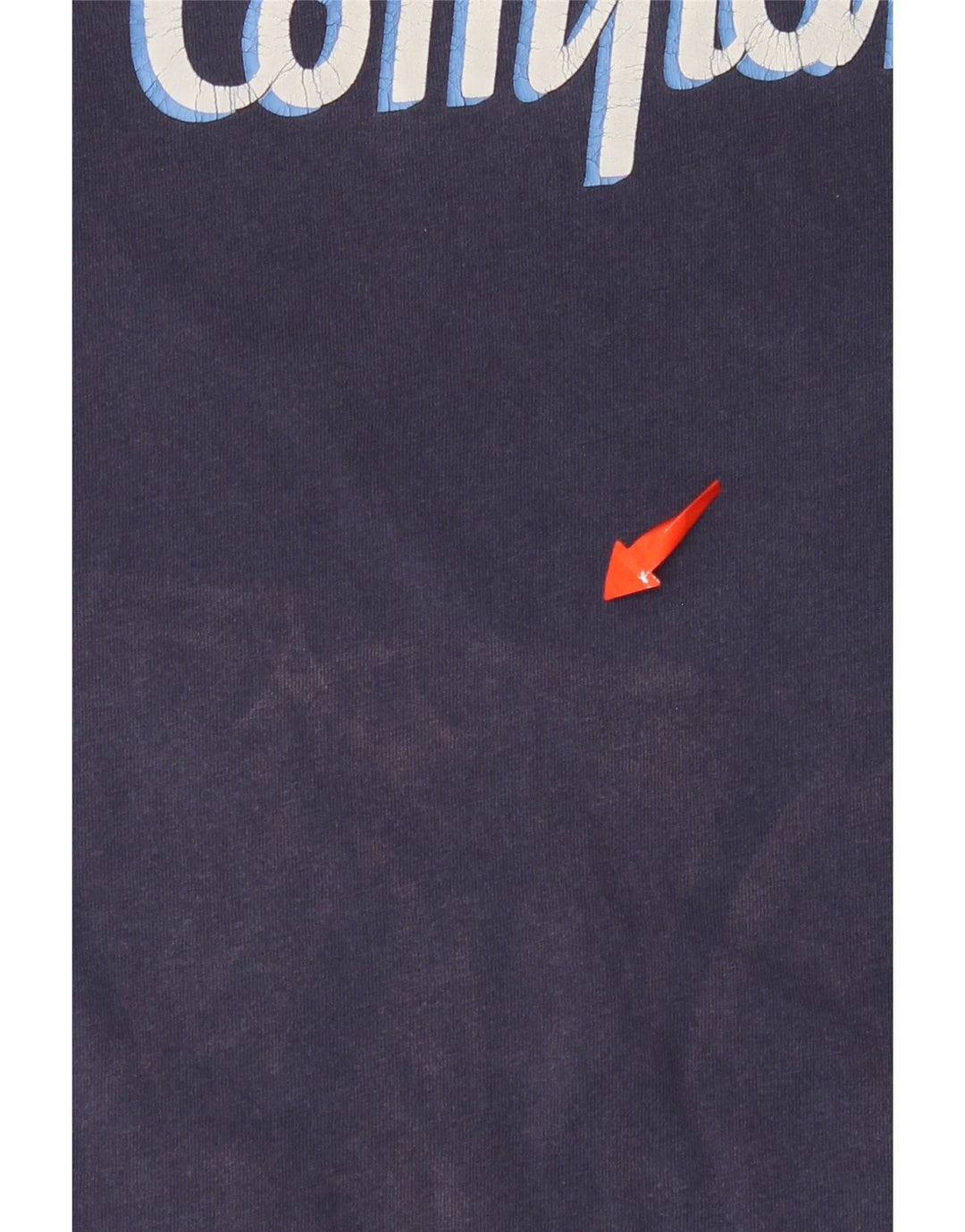 BEDSTE FIRMA Grafisk T-shirt til mænd, lille marineblå