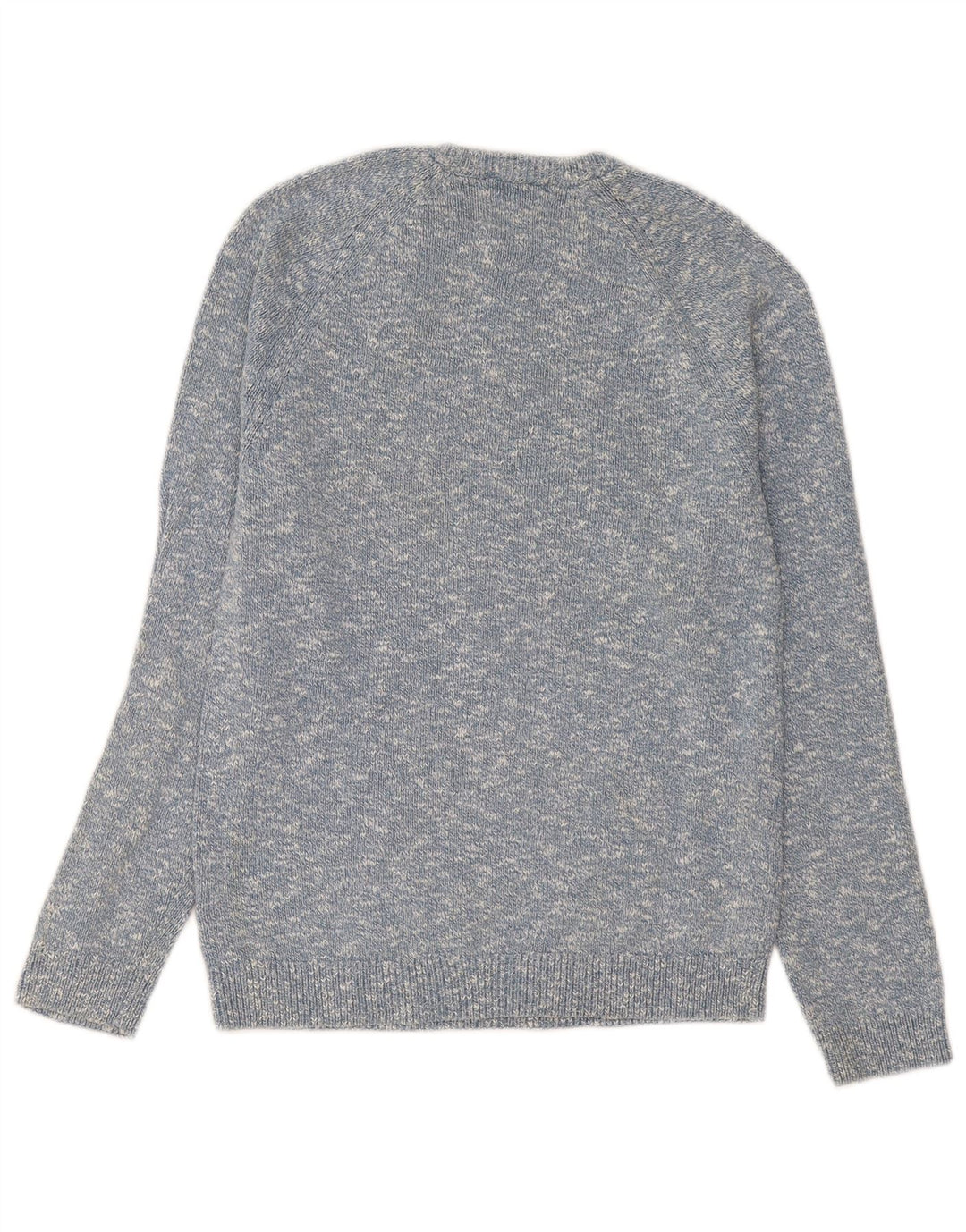 Marks & Spencer Herre Boat Neck Jumper Sweater Small Blue Flecked Bomuld