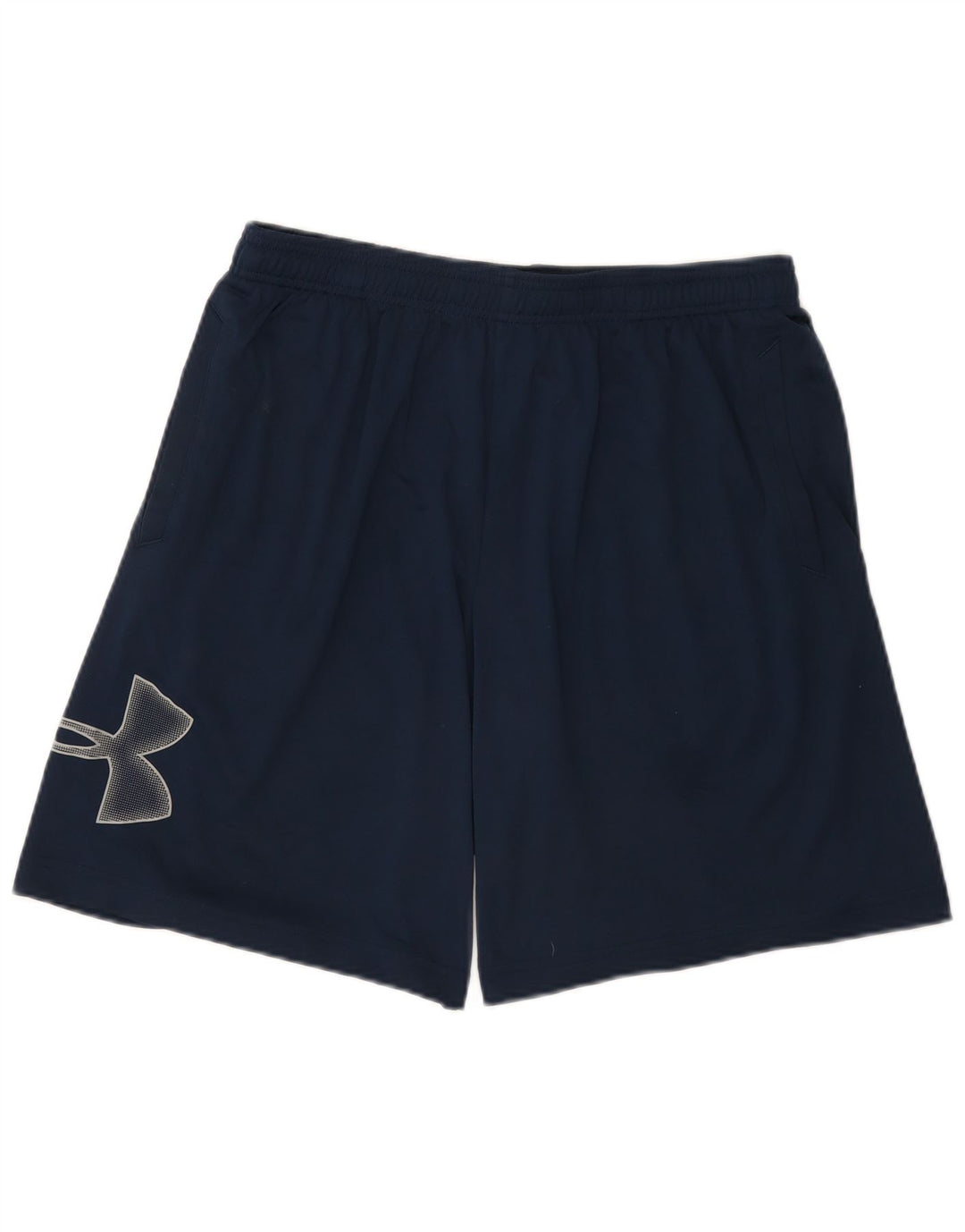 Under Armour Herre grafiske sportsshorts store marineblå polyester