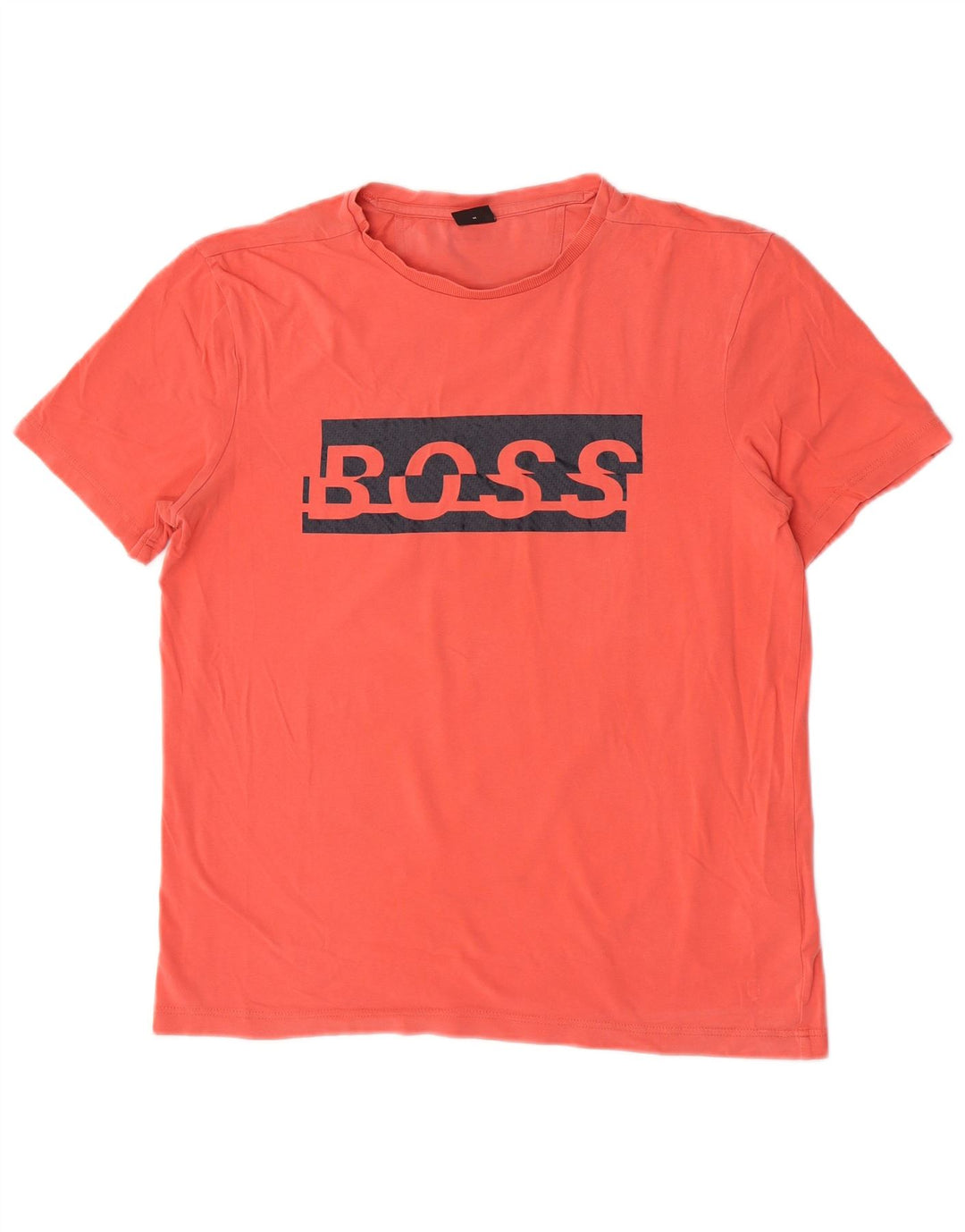 Hugo Boss Herre grafisk T-shirt Top Medium Pink Bomuld