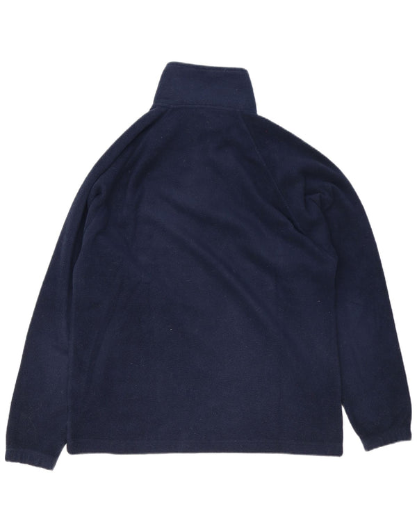 Kappa herre lynlås hals fleece jumper medium marineblå polyester