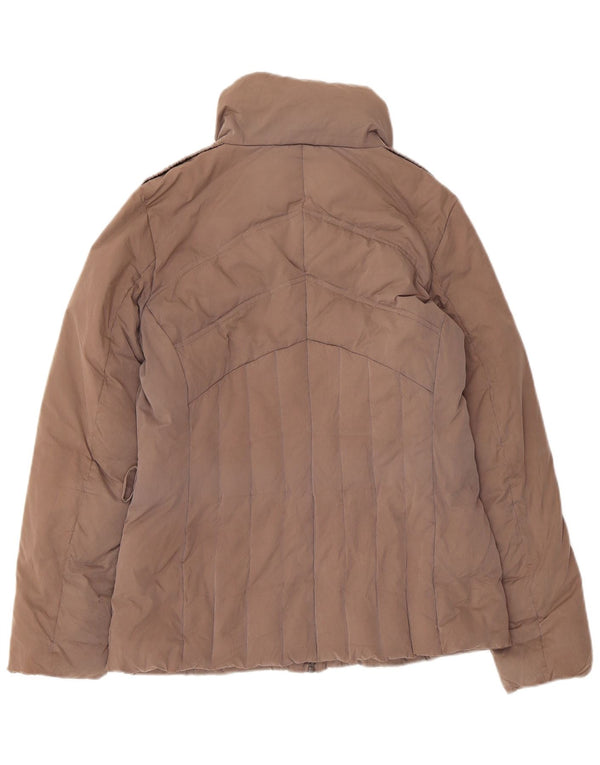 Trussardi Jeans Dame Polstret Jakke UK 14 Medium Beige