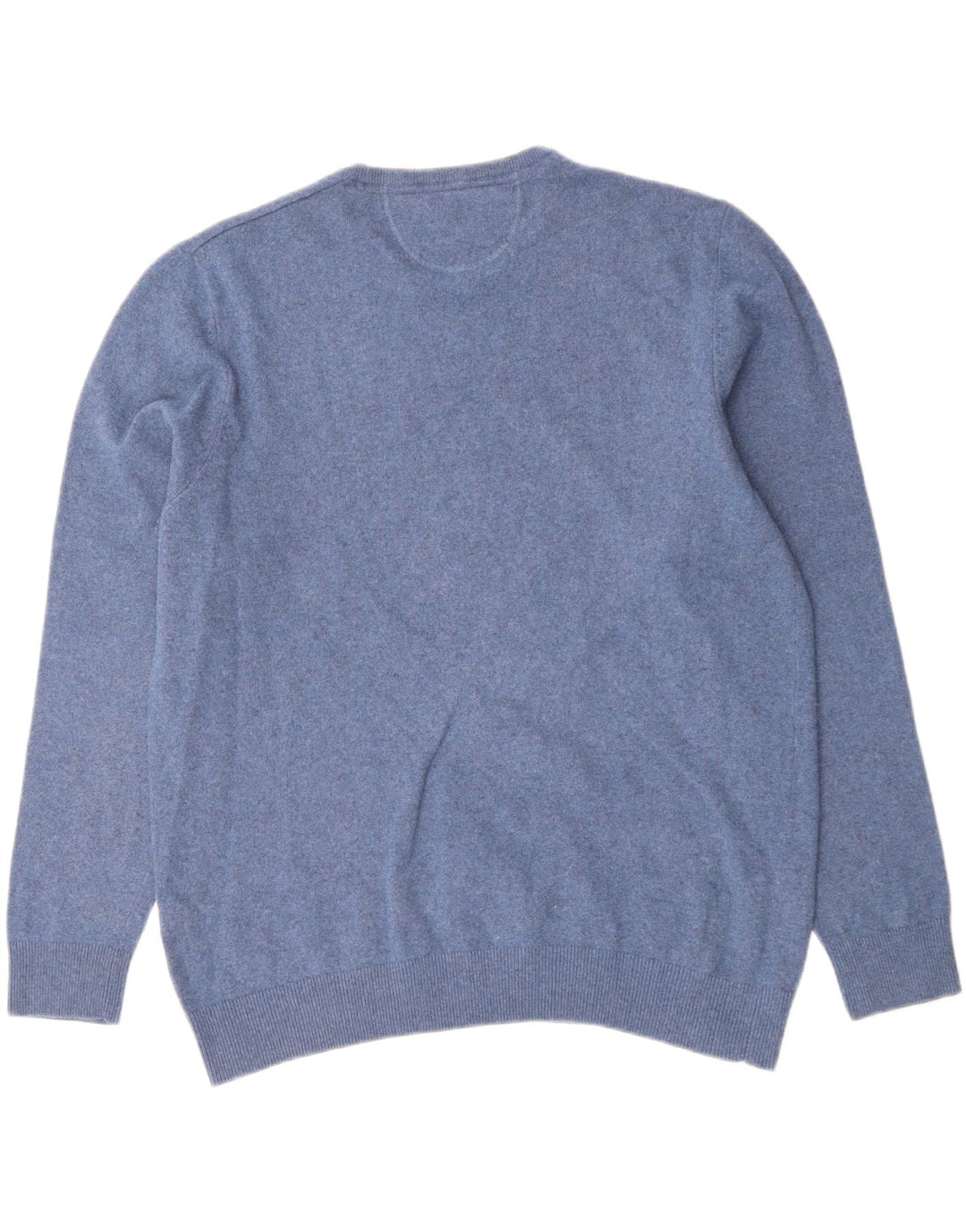 Charles Vogele Herre Crew Neck Jumper Sweater 2XL Blå Uld