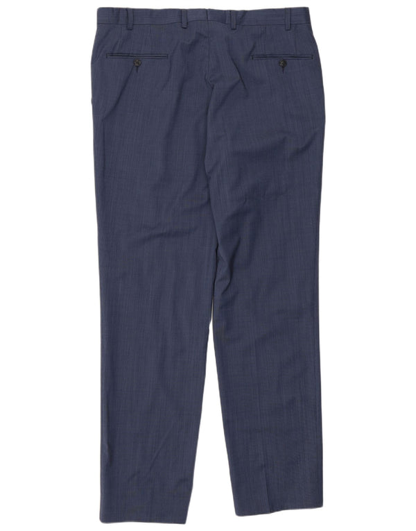 Engbers Herre Regular Fit Suit Bukser IT 54 2XL W38 L33 Blå Polyester