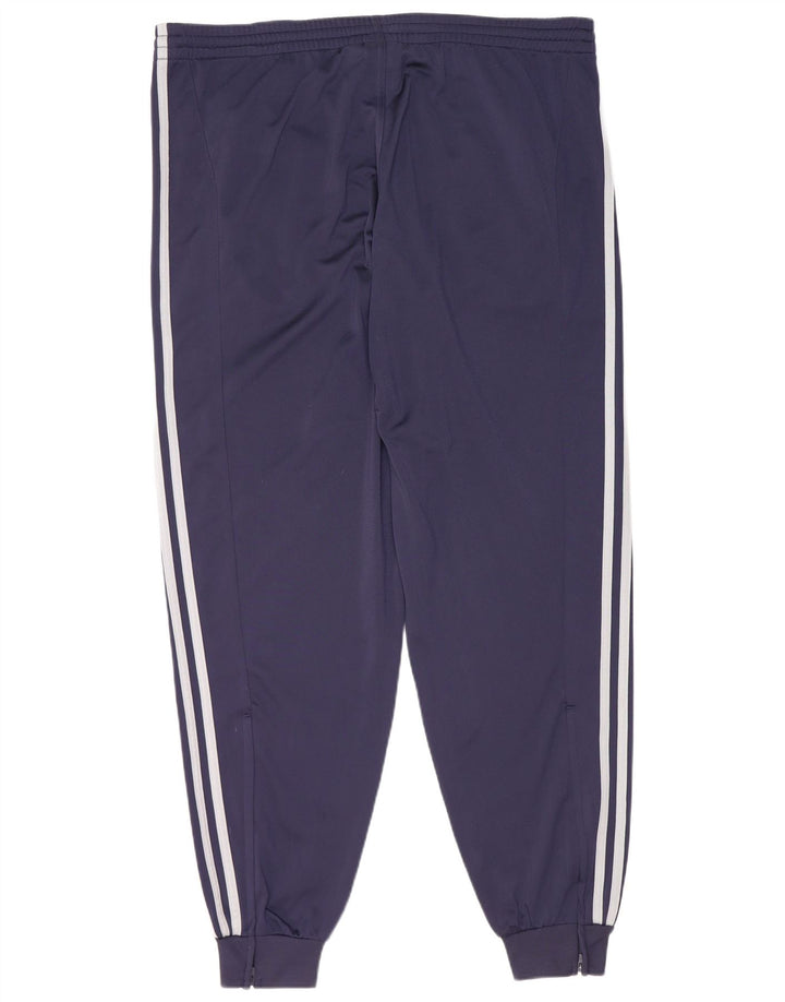 Adidas Træningsdragt til mænd Joggers UK 40/44 Medium Navy Blue Polyester