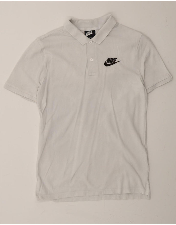 NIKE Mens Polo Shirt Small White Cotton Vintage Nike and Second-Hand Nike from Messina Hembry 