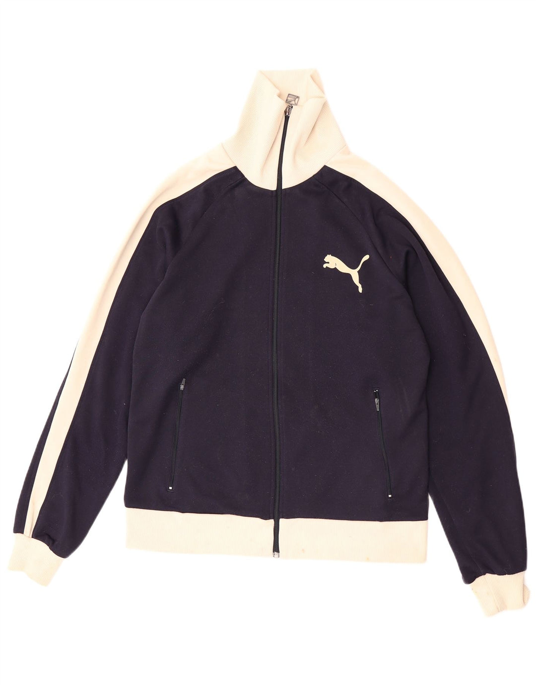 Puma Træningsdragt til mænd Topjakke Stor marineblå Colourblock Polyester