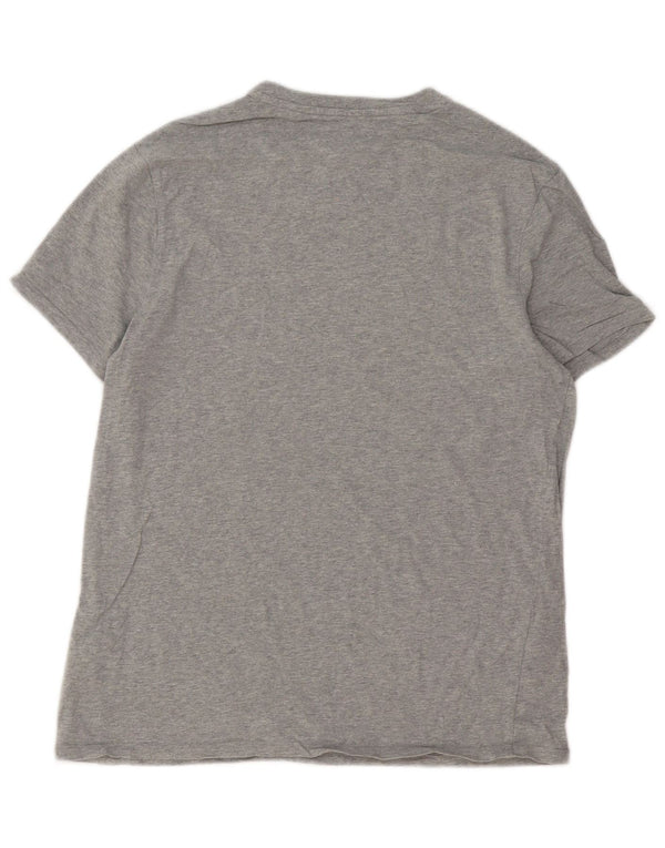 Tommy Hilfiger Mens T-Shirt Top Small Grey Flecked Cotton