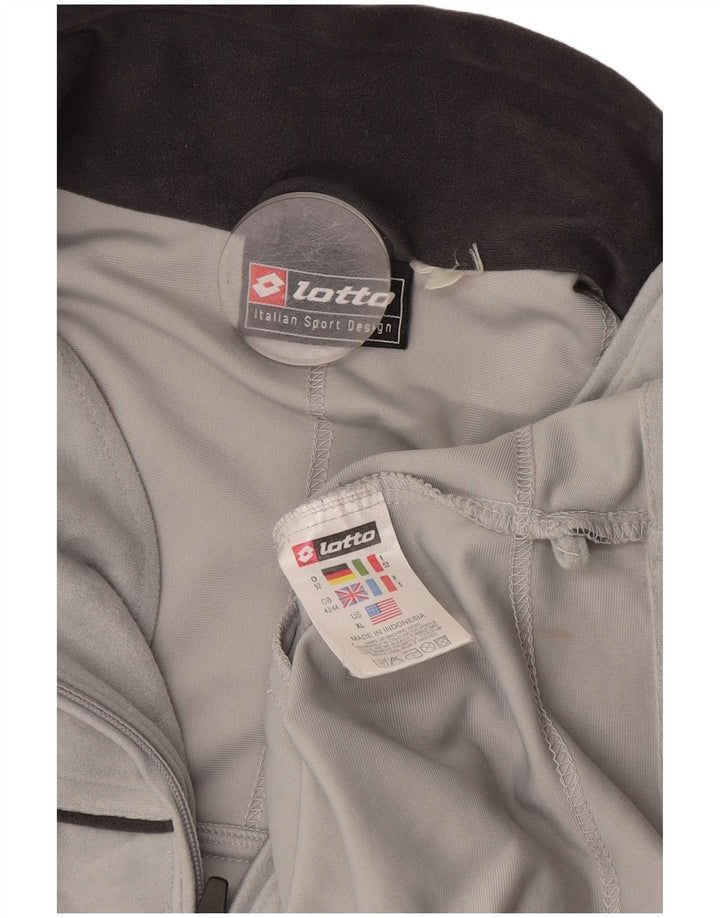 Lotto Herre træningsdragt Topjakke UK 42/44 XL Grå Polyester