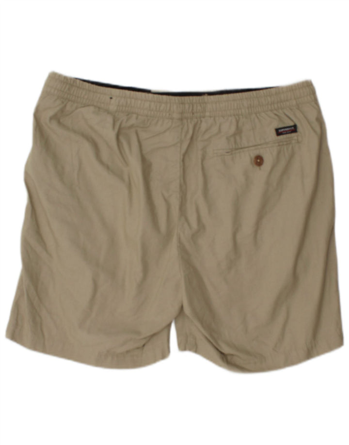 Superdry Chino Shorts til mænd XL W38 Beige Bomuld