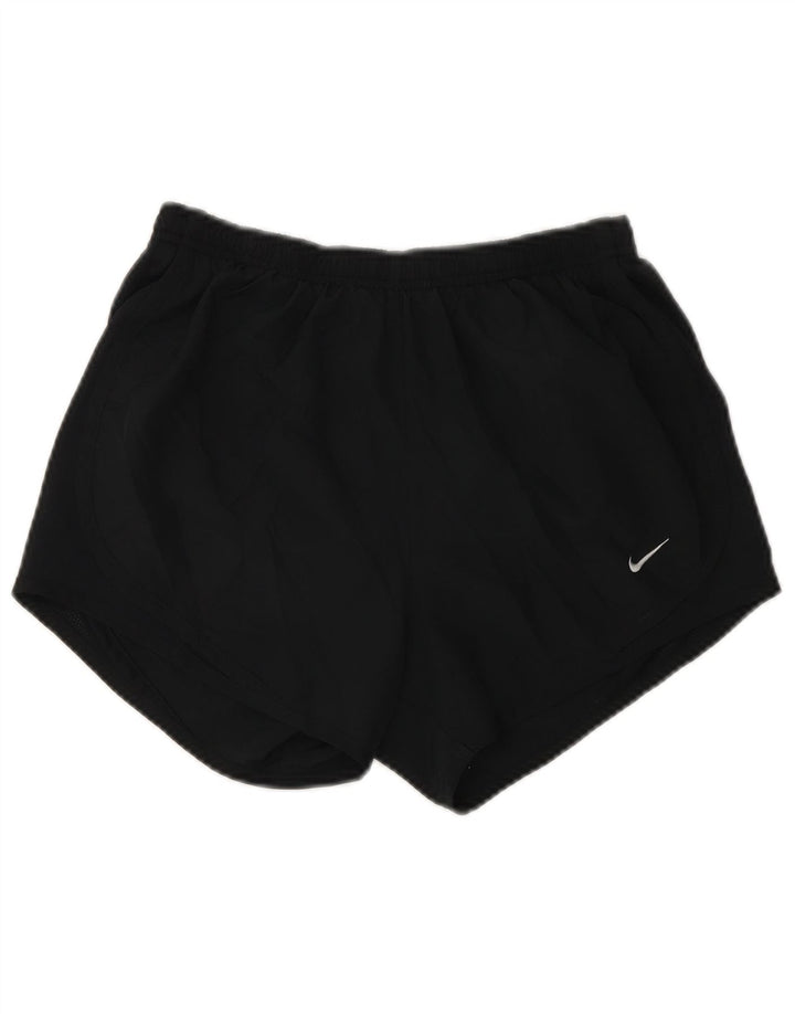 Nike Dame Dri Fit sportsshorts UK 4 XS sort polyester