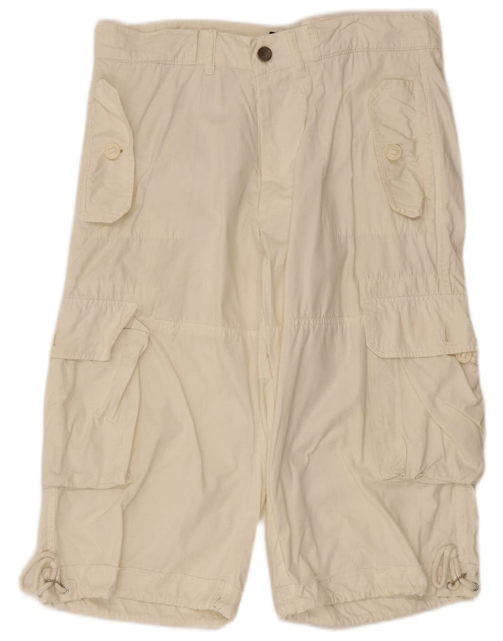 Best Company Herre Cargo Bermuda Shorts W34 Large White