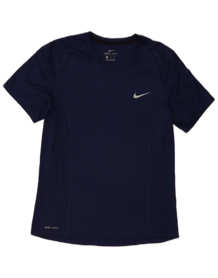 NIKE Dri Fit T-shirt top til mænd, lille marineblå