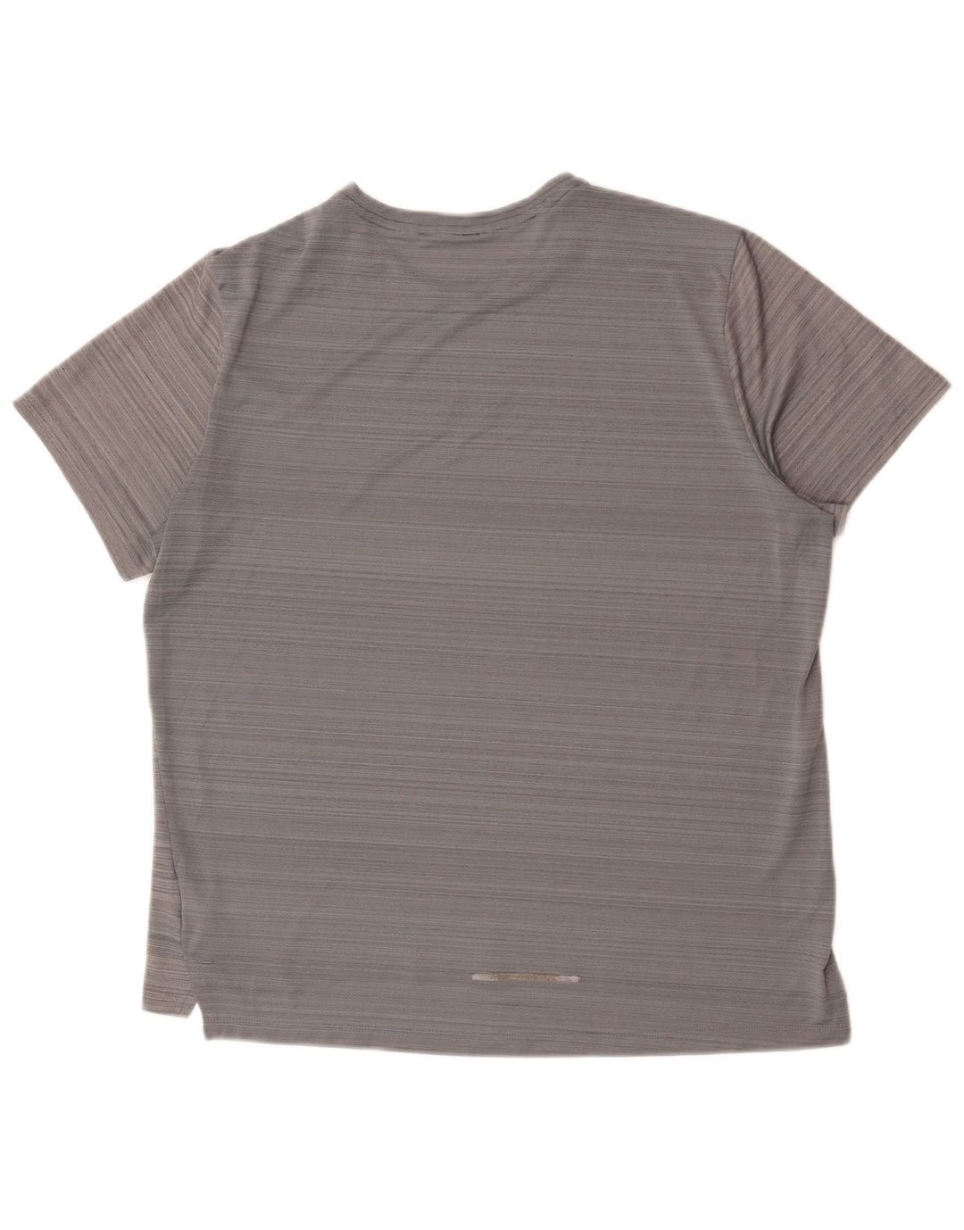 Nike Herre Dri Fit T-shirt Top Stor grå nålestribet polyester