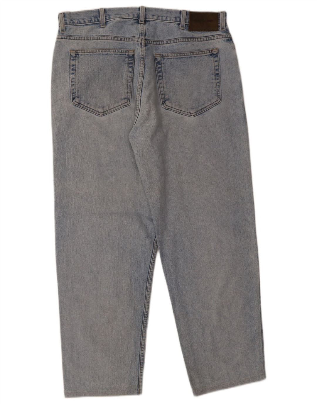Calvin Klein Straight Jeans til mænd W36 L27 blå bomuld