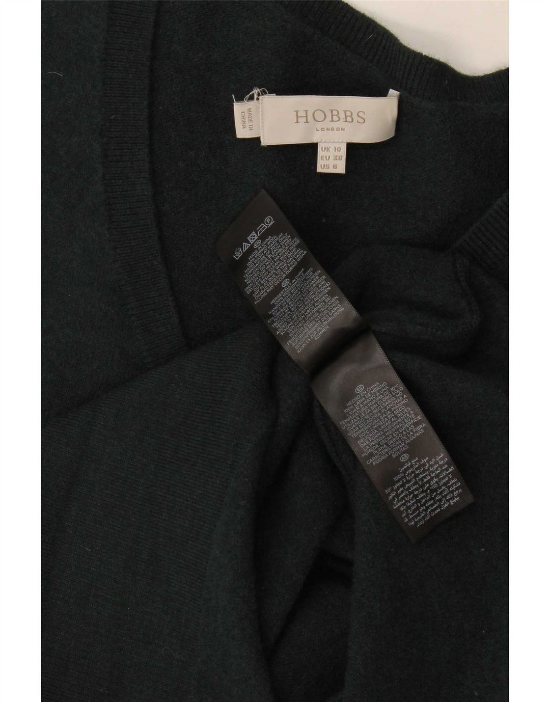 Hobbs Langærmet Oversized Jumper Kjole til kvinder DK 10 Lille Grå