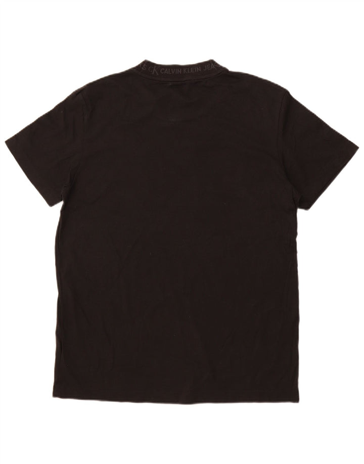 CALVIN KLEIN JEANS Grafisk T-shirt Herre Top Stor Sort