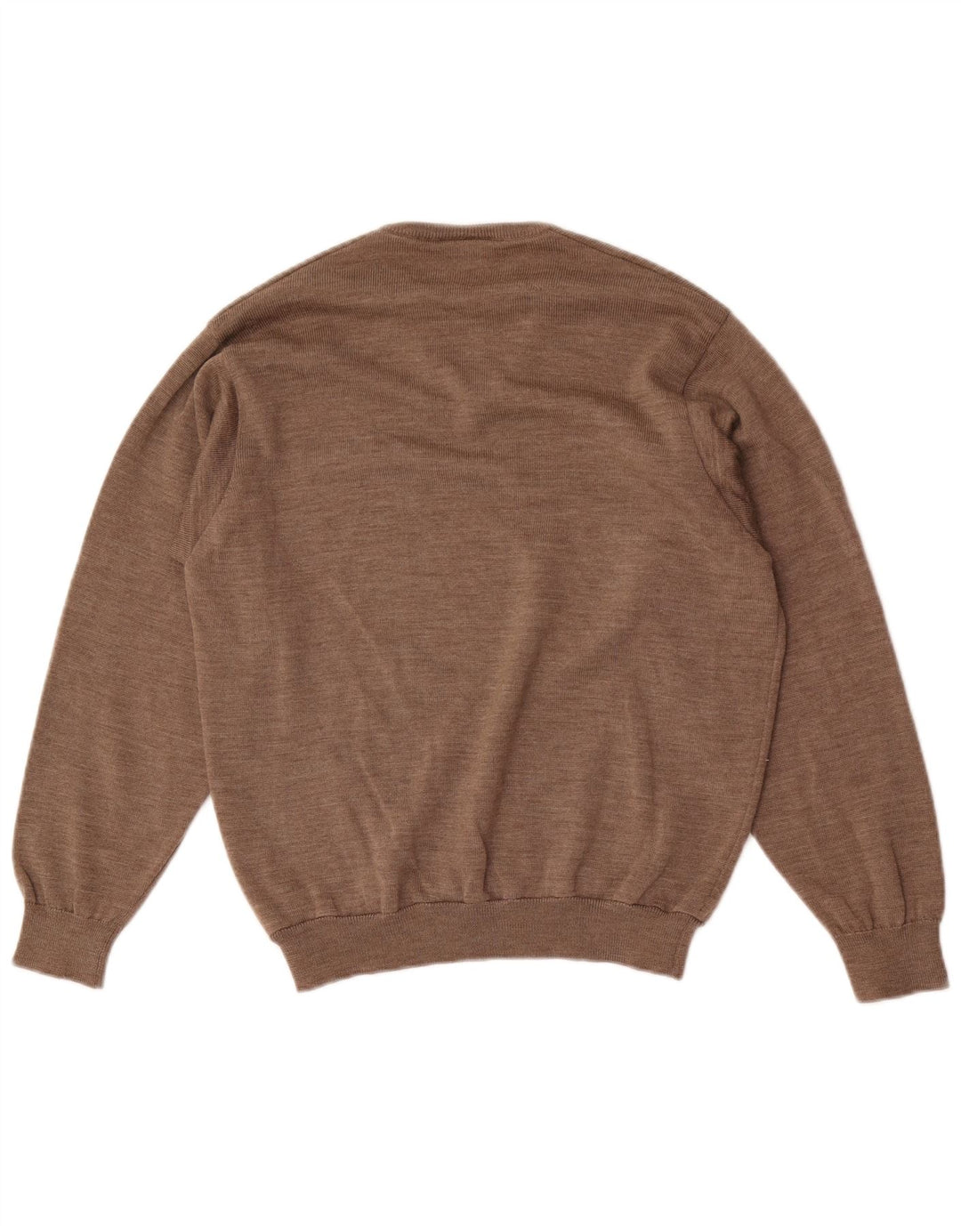 Lacoste Herre V-hals sweater str. 3 Lille Brun Ny Uld