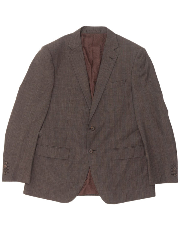Marks & Spencer Herre Autograph Blazer Jacket UK 42 Large Grey Check