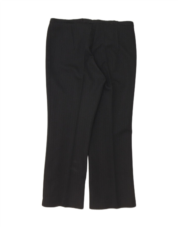VINTAGE Womens Bootcut Chino Trousers W36 L27 Black Vintage Vintage and Second-Hand Vintage from Messina Hembry 
